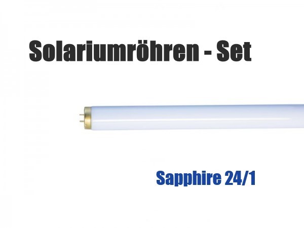Solariumröhren-Set für Hapro Sapphire 24/1