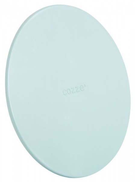COZZE® Pizza Schneidebrett aus Kunststoff, Ø350 MM hellblau